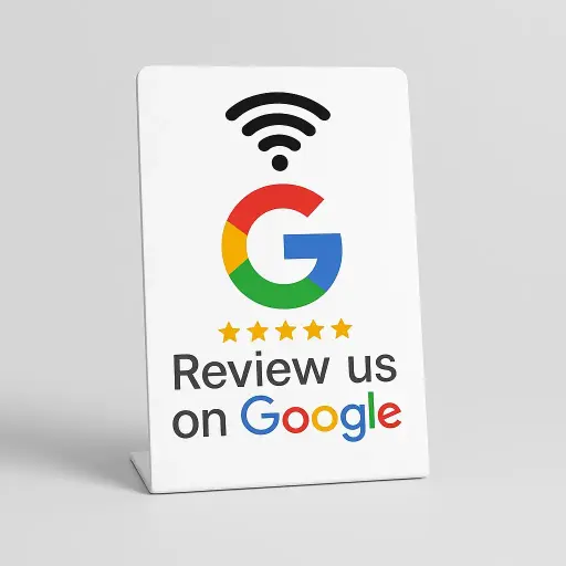 Chevalet d'avis Google