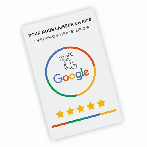 Carte d'avis Google